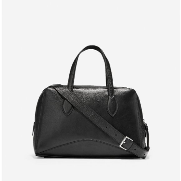 GORGEOUS Cole Haan ZERØGRAND Black Leather Satchel---Retail of $298! - Picture 3 of 16